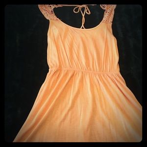 Tangerine colored cute dress , never worn!